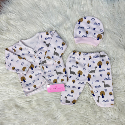 Premium 3-Piece Fleece Outfit Set – Pack of 3