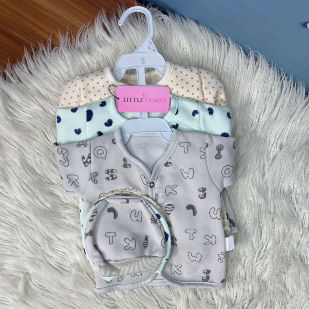 Premium 3-Piece Fleece Outfit Set – Pack of 3