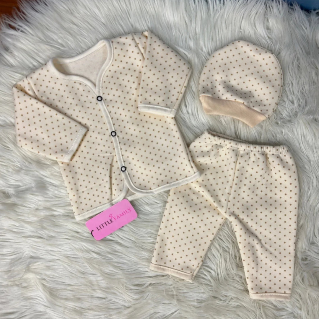 Premium 3-Piece Fleece Outfit Set – Pack of 3