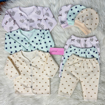 Premium 3-Piece Fleece Outfit Set – Pack of 3