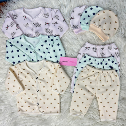 Premium 3-Piece Fleece Outfit Set – Pack of 3