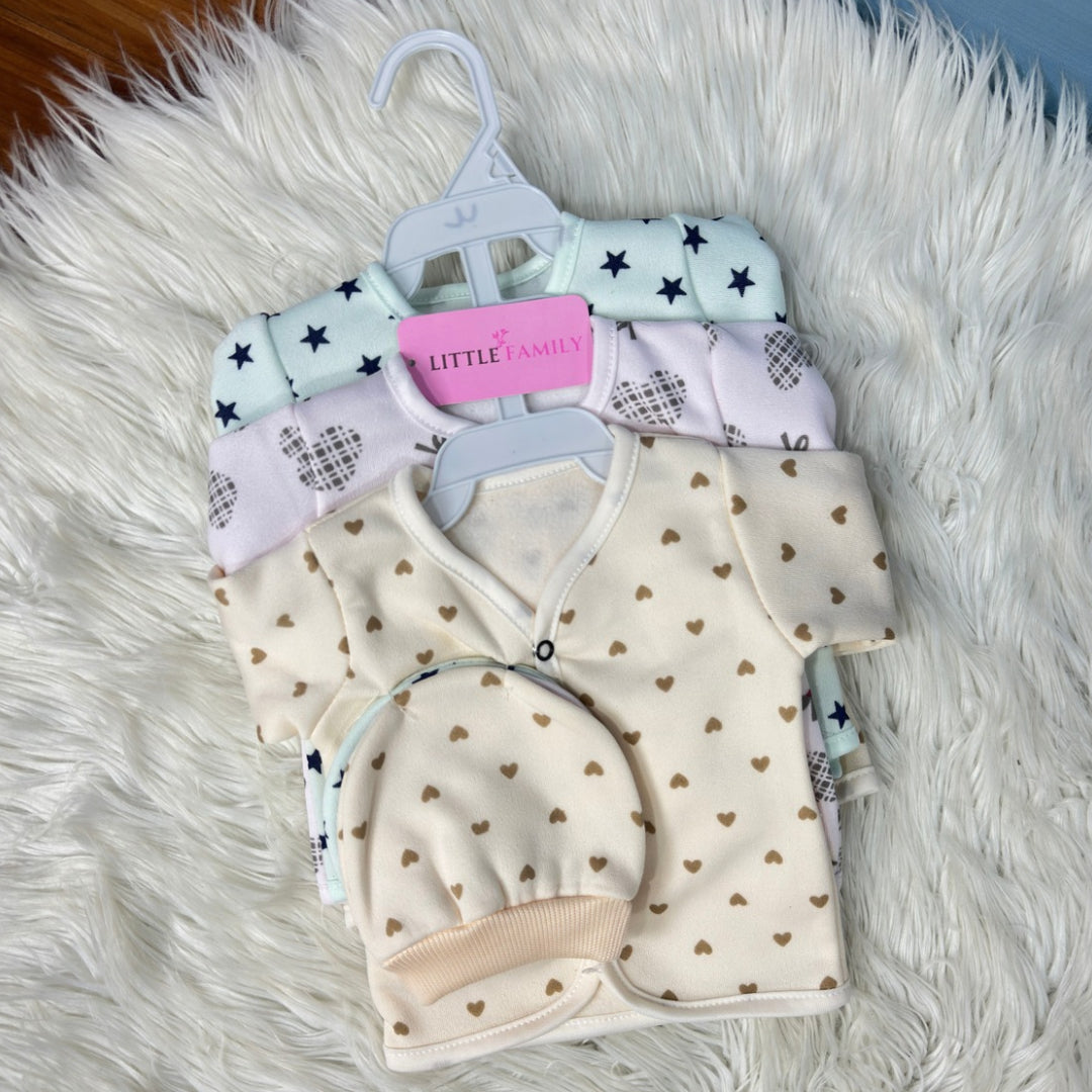 Premium 3-Piece Fleece Outfit Set – Pack of 3