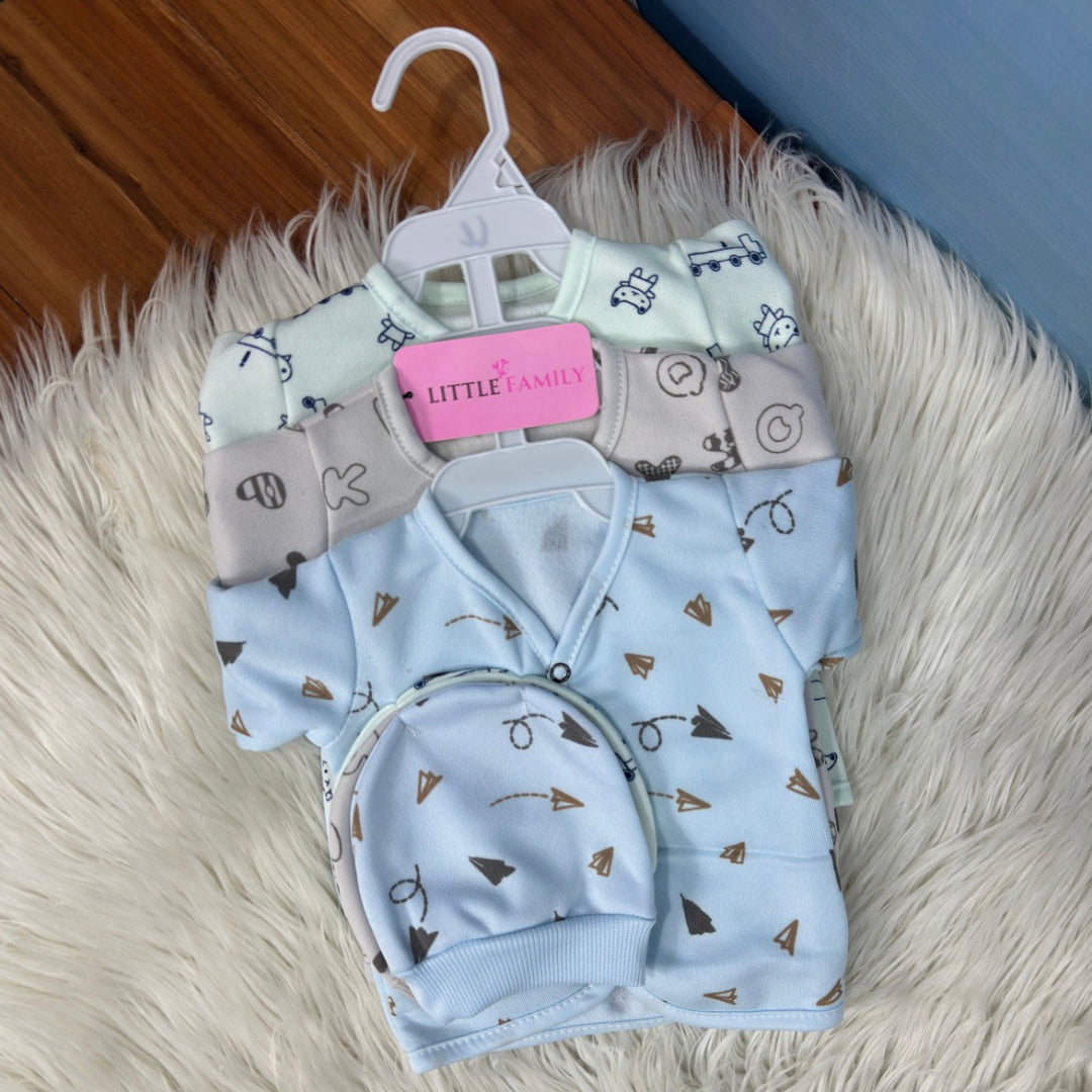 Premium 3-Piece Fleece Outfit Set – Pack of 3