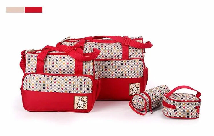 5 Pcs Diaper Bag Set