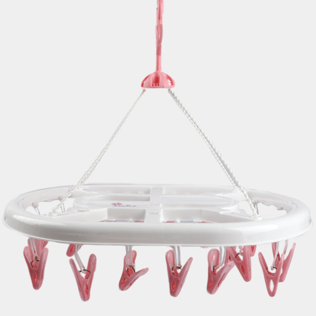 360° Rotating Baby Clothes Drying Hanger with Clips