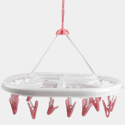 360° Rotating Baby Clothes Drying Hanger with Clips