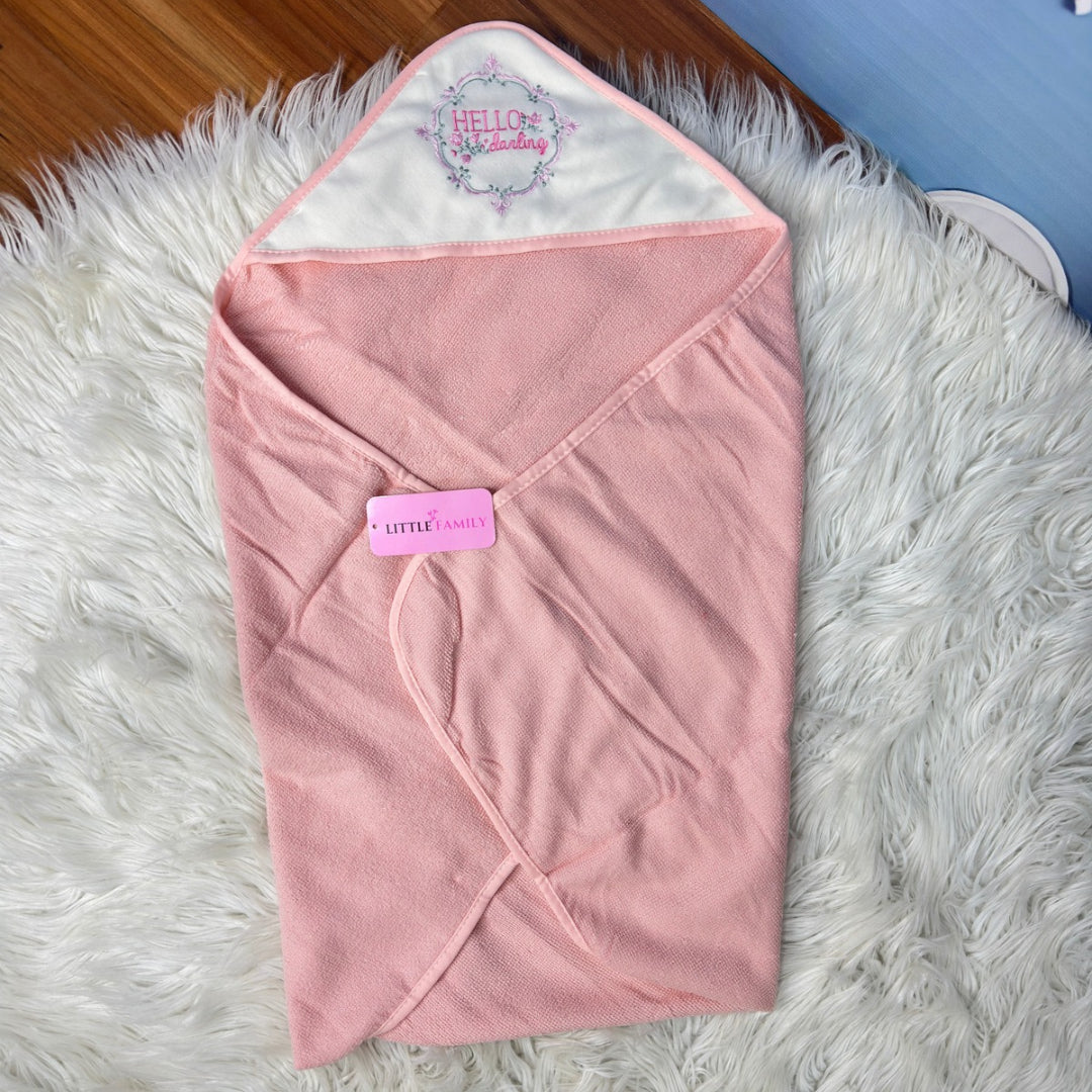 Premium Baby Hooded Towel Set – "Bloom"
