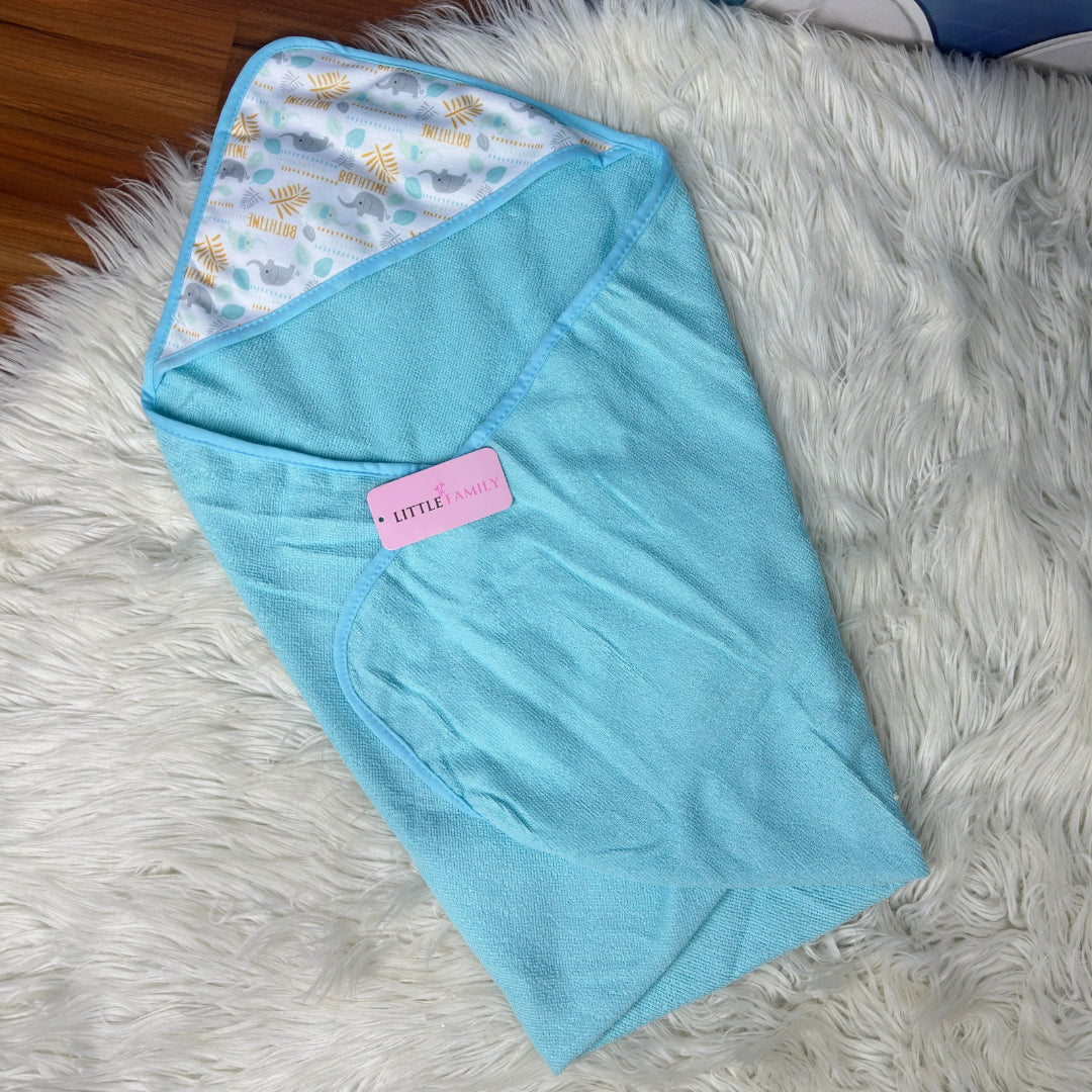 Premium Baby Hooded Towel Set – "Elephant"