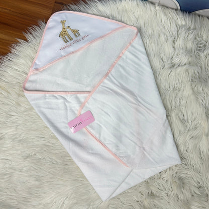 Premium Baby Hooded Towel Set – "Giraffe"