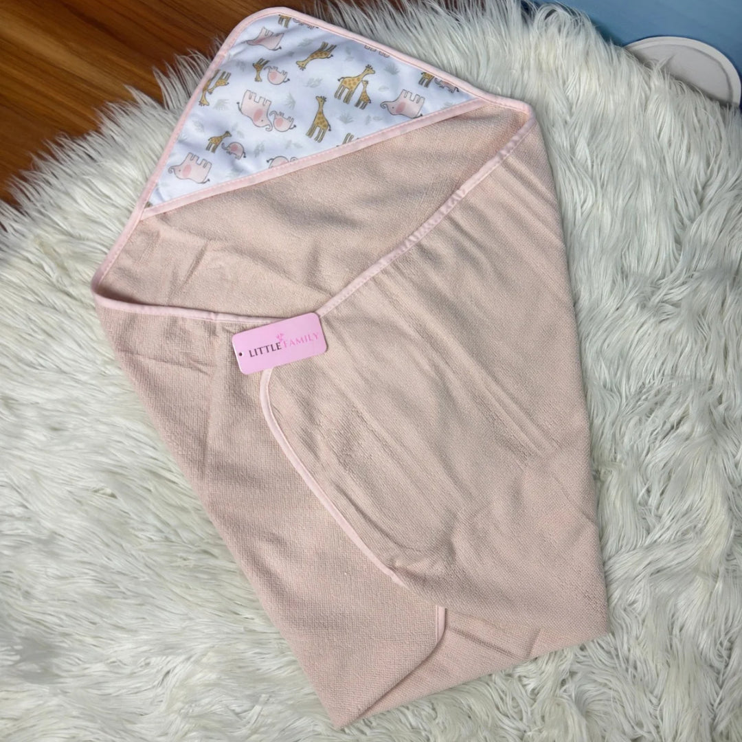 Premium Baby Hooded Towel Set – "Giraffe"