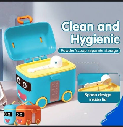 Car-Shaped Baby Milk Powder Container – Compact