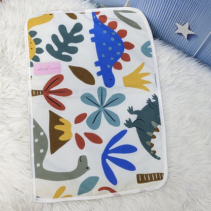 Premium Waterproof Large Baby Diaper Changing Sheet – Dino