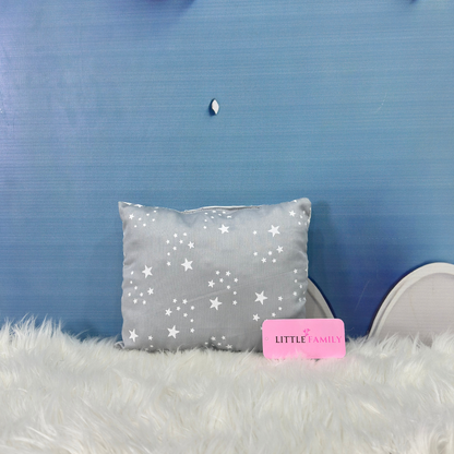 Starry Dreams Baby Bedding Set - 8 Pieces (Light Grey)