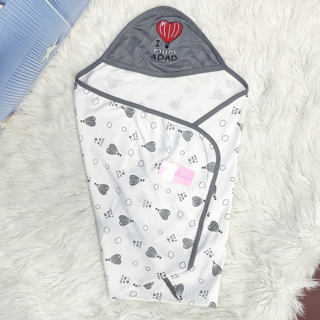 Premium Baby Hooded Wrapping Sheet | Little Love Balloon