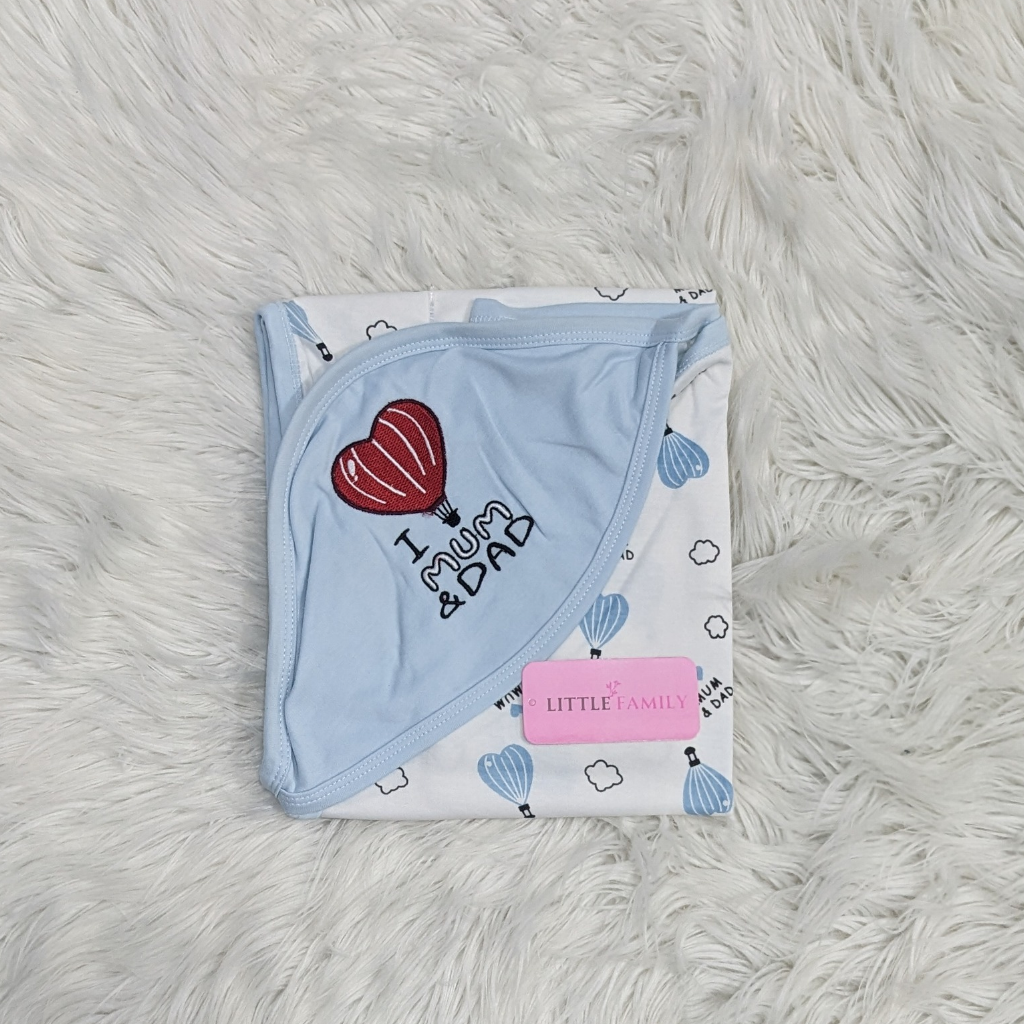 Premium Baby Hooded Wrapping Sheet | Little Love Balloon