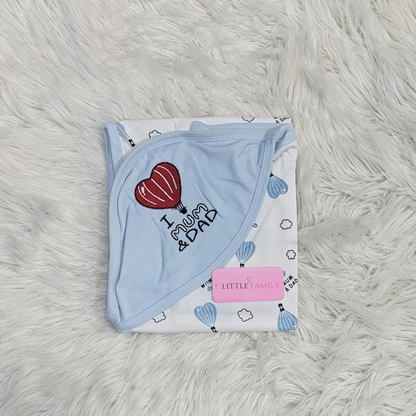Premium Baby Hooded Wrapping Sheet | Little Love Balloon