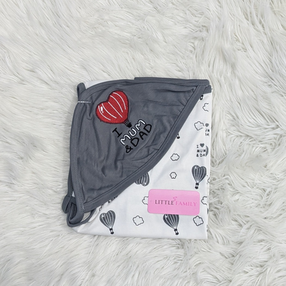Premium Baby Hooded Wrapping Sheet | Little Love Balloon