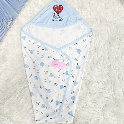 Premium Baby Hooded Wrapping Sheet | Little Love Balloon