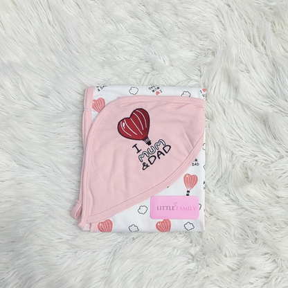 Premium Baby Hooded Wrapping Sheet | Little Love Balloon