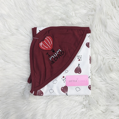 Premium Baby Hooded Wrapping Sheet | Little Love Balloon