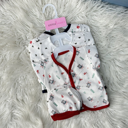 Newborn 3-Piece Cotton Outfit Set – Pack of 3