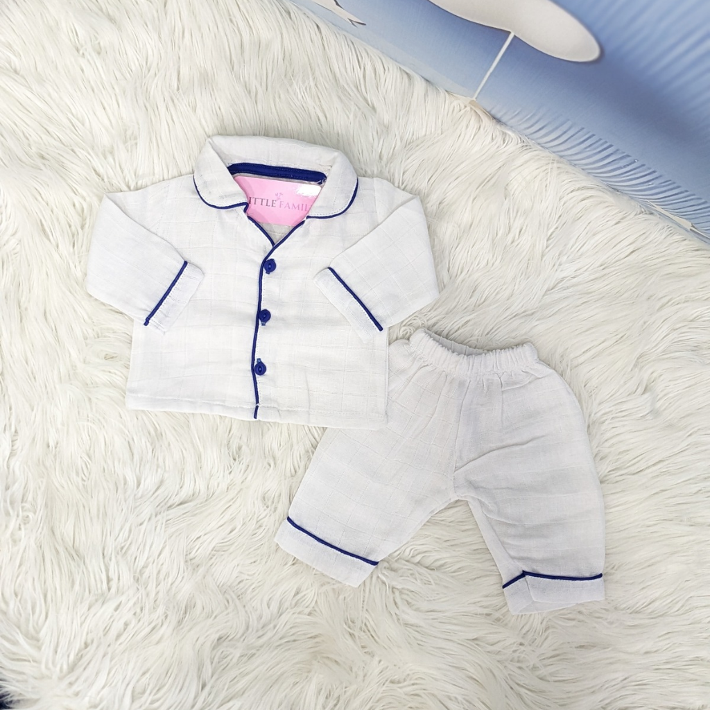 Premium Baby 2-Piece Night Suit – Royal Blue