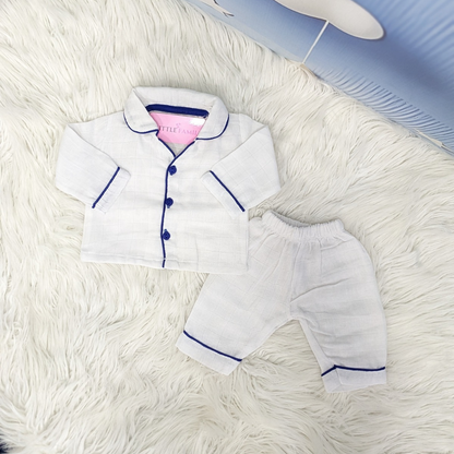 Premium Baby 2-Piece Night Suit – Royal Blue