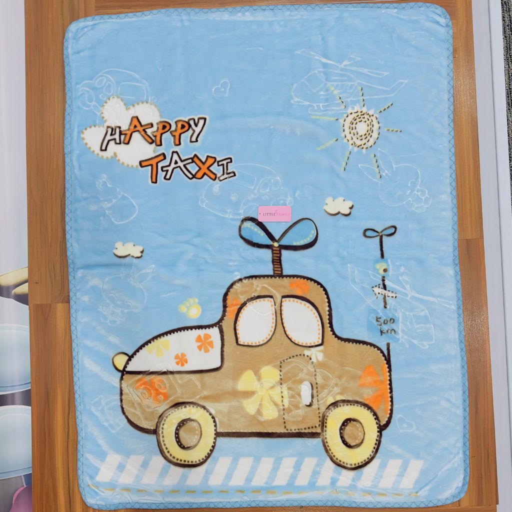 Premium Baby Soft Blanket – Happy Taxi