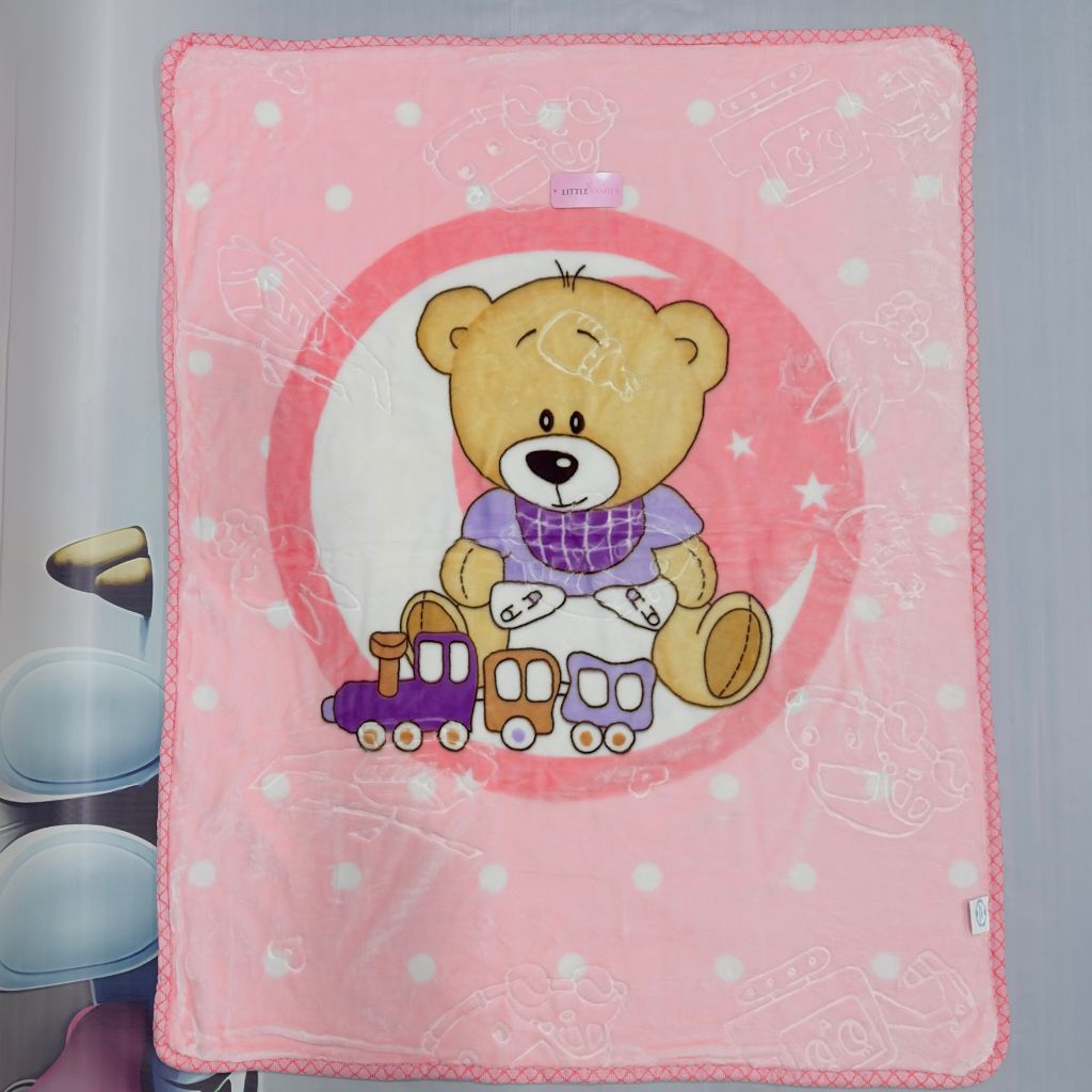 Premium Baby Soft Blanket – Teddy Dream Ride