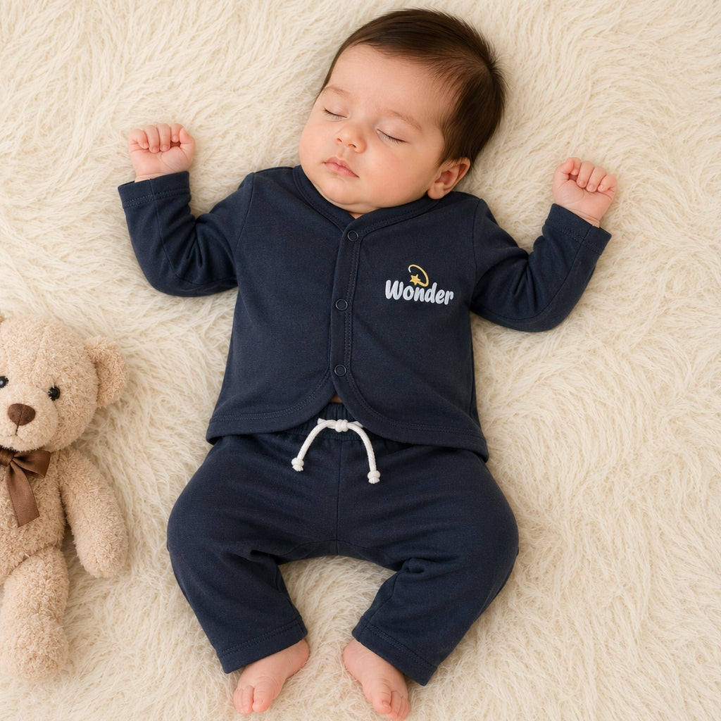 Premium Baby 2-Piece Night Suit - Black