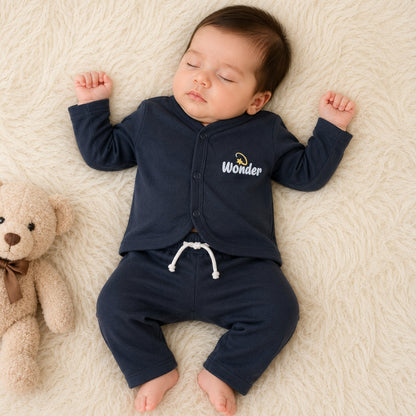 Premium Baby 2-Piece Night Suit - Black