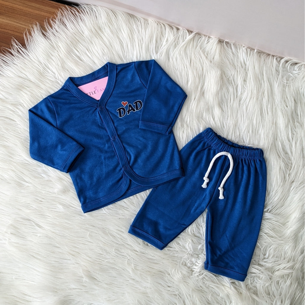 Premium Baby 2-Piece Night Suit - Blue