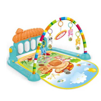 Baby Musical Play Gym with Interactive Piano & Soft Play Mat