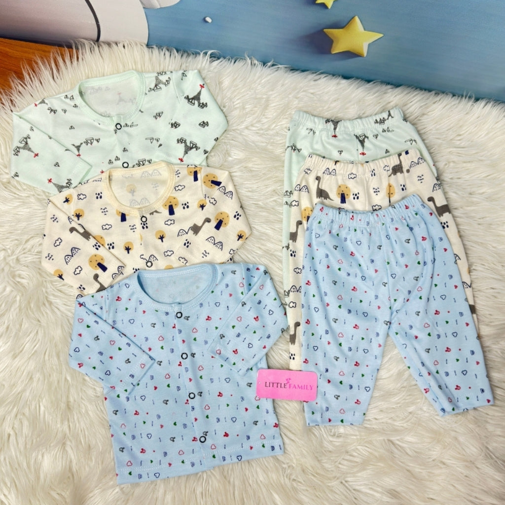 Premium 2-Piece Cotton Outfit Set – Pack of 3