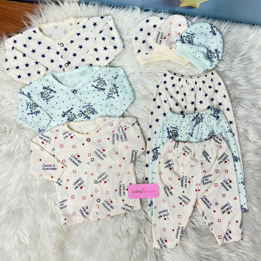 Premium 3-Piece Cotton Outfit Set – Pack of 3