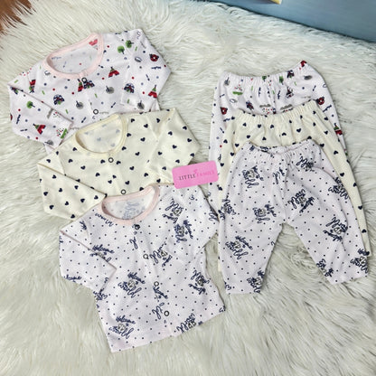 Premium 2-Piece Cotton Outfit Set – Pack of 3