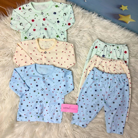 Premium 2-Piece Cotton Outfit Set – Pack of 3