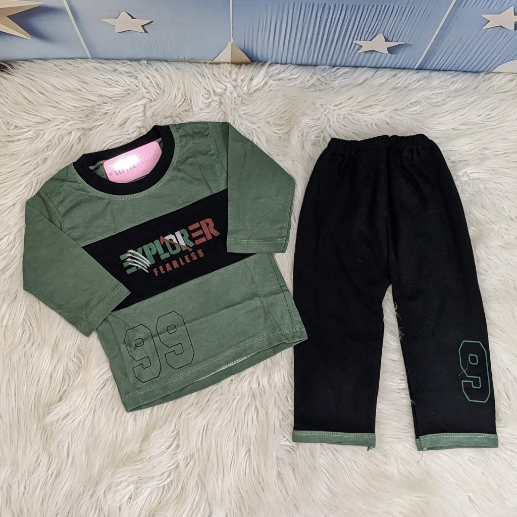 Premium Baby 2-Piece Explorer Outfit Set