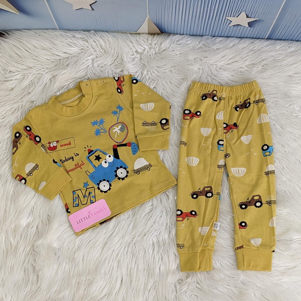 Kids Printed 2-Piece Suit – Truck