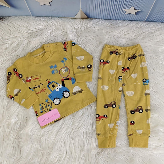 Kids Printed 2-Piece Suit – Truck
