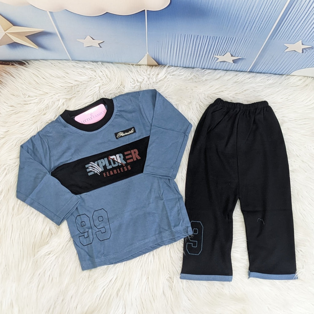 Premium Baby 2-Piece Explorer Outfit Set