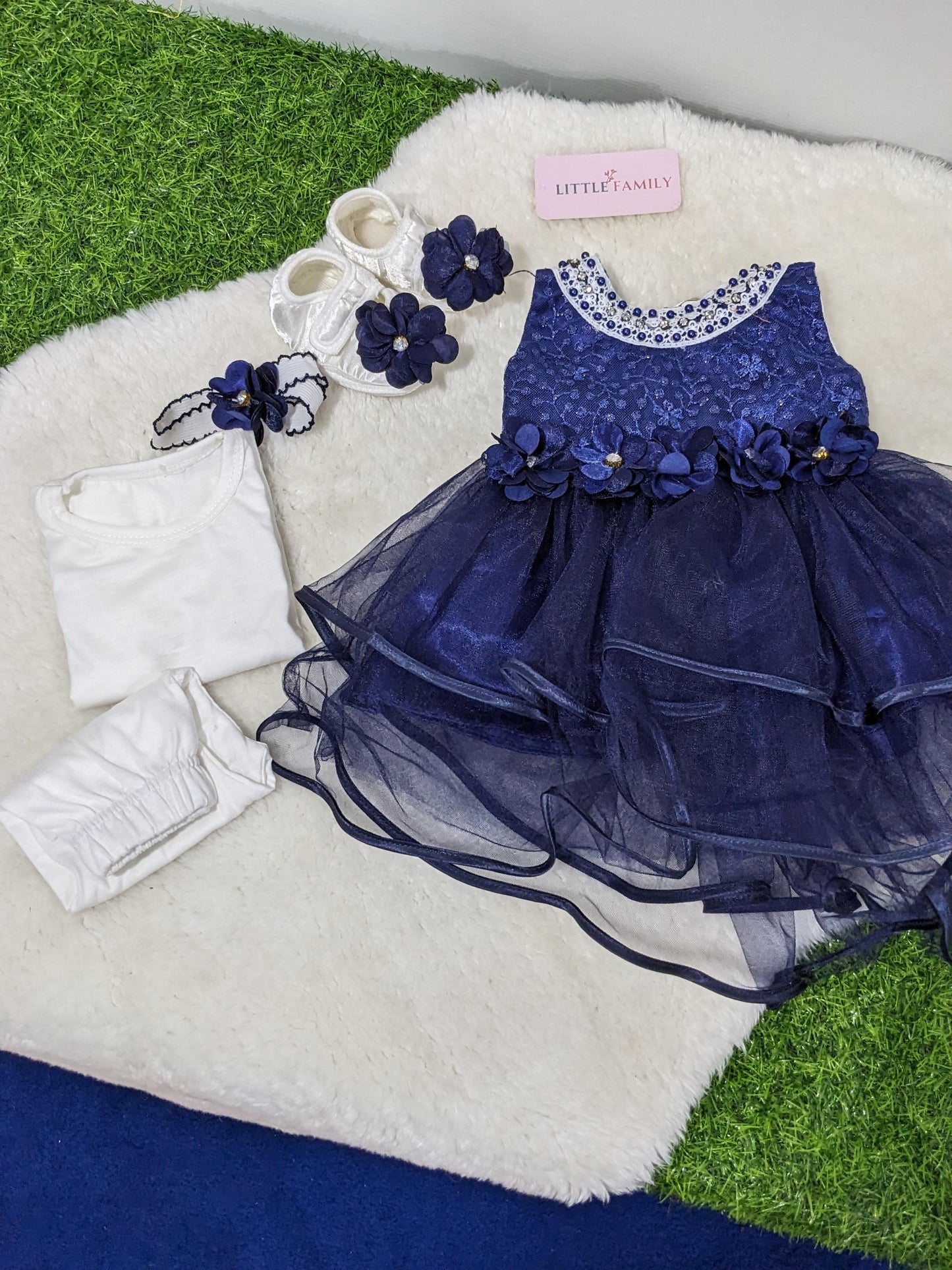 F-1435 Baby Frock Set