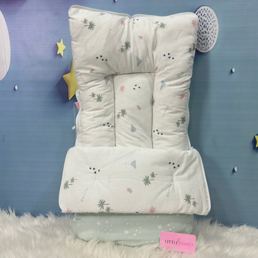 Starry Dreams Baby Bedding Set - 8 Pieces (Pale mint)
