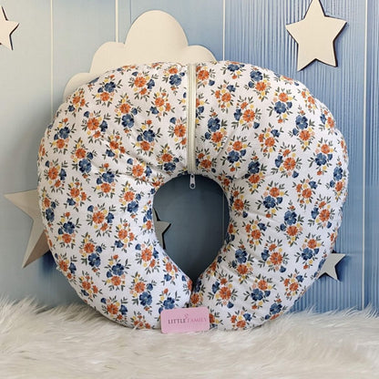 Floral Grace Theme Baby Feeding Pillow – Ergonomic Support for Breastfeeding Moms