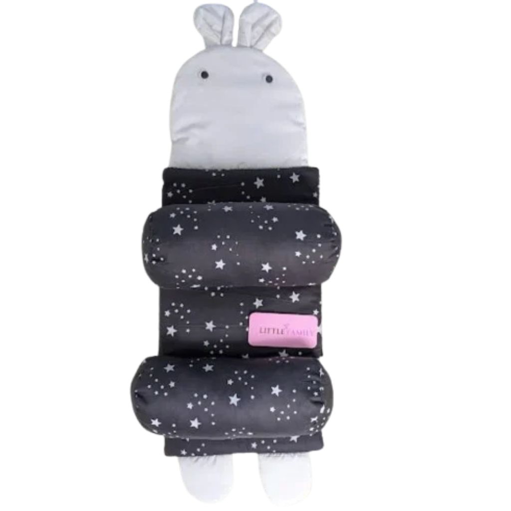Starry Dream Baby Head Shaping Pillow – Ergonomic Support (Black)