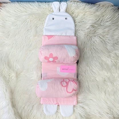 Soft Pink Baby Head Shaping Pillow – Ergonomic Support
