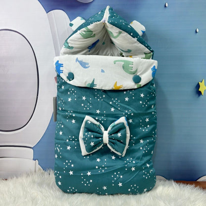Starry Dreams Baby Bedding Set - 8 Pieces (Pine Green)