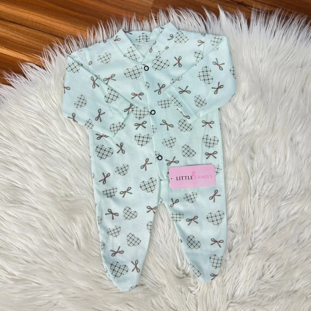 Pack of 3 Premium Baby Full-Body Rompers – Gentle & Breathable