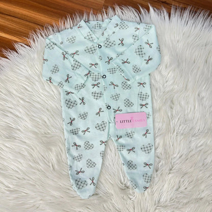 Pack of 3 Premium Baby Full-Body Rompers – Gentle & Breathable