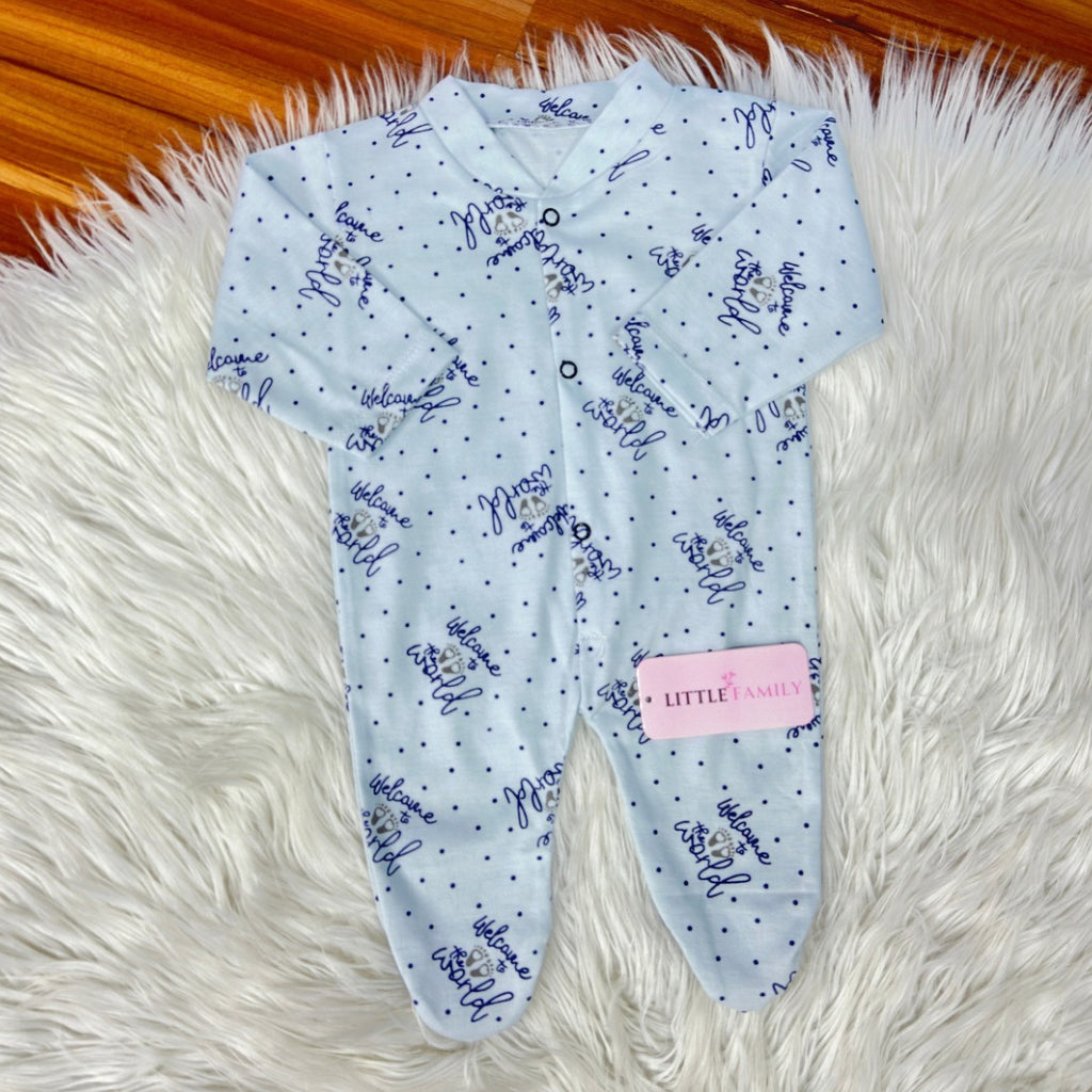 Pack of 3 Premium Baby Full-Body Rompers – Gentle & Breathable